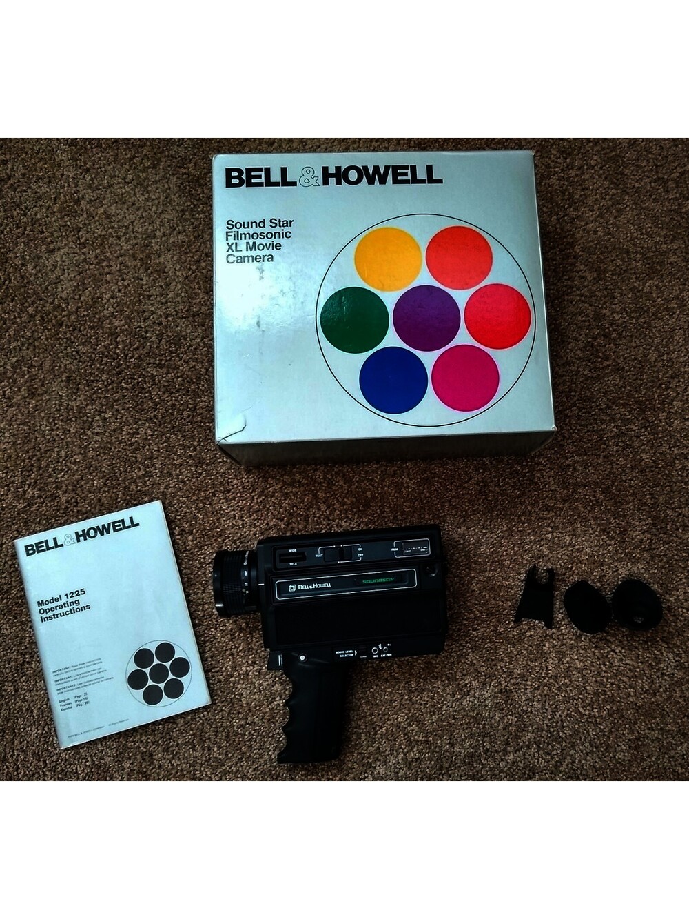 Bell & Howell Sound Star Filmosonic XL Movie Camera as is ~
